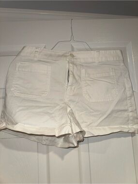 J. Crew White Denim Jean Shorts
